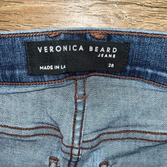 Veronica Beard Ryleigh slim straight high-rise jeans - Picture 3 of 4
